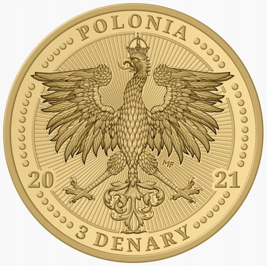 3 DENARY – Zwierzęta Polski: Jeleń