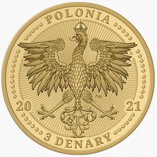 3 DENARY – Zwierzęta Polski: RYŚ