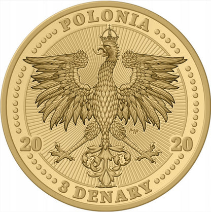 3 DENARY – Bitwa Warszawska 1920-2020 + FOLDER