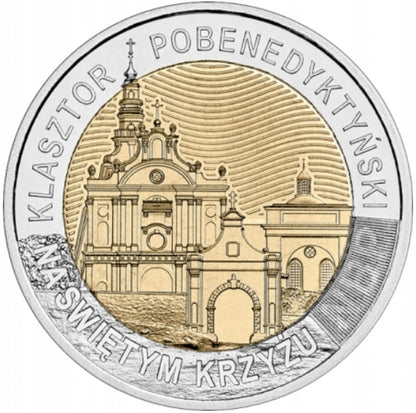 5 ZŁ Klasztor na Świętym Krzyżu – 5 monet + folder