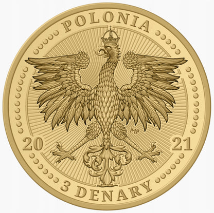 3 DENARY – Zwierzęta Polski: Jeleń