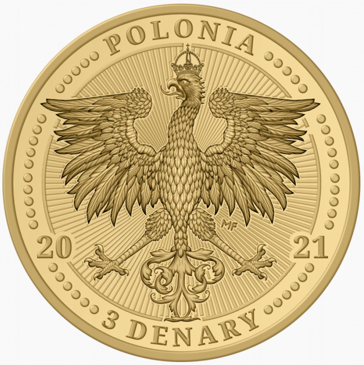 3 DENARY – Dzwon Zygmunt Na Wawelu + FOLDER